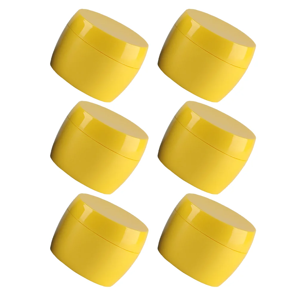 

6pcs Travel Containers Lip Scrub Container Cosmetic Jar Cosmetic Jars Sample Jars Lip Scrub Containers Small Jars