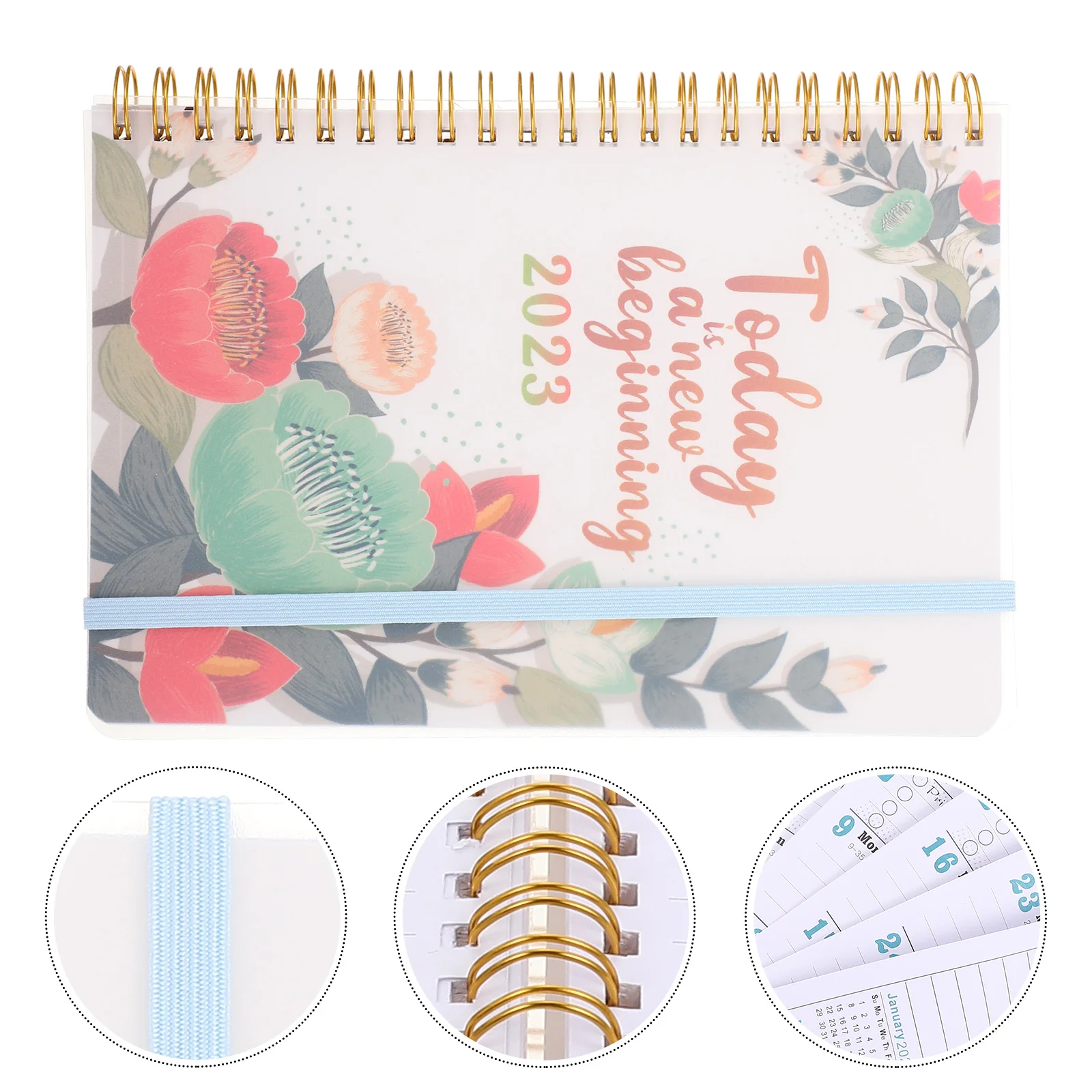 

Planner Book Notebook Monthly Weekly Daily Notepad Schedule Calendar Journal Spiral Academic Coil English Appointment Planning