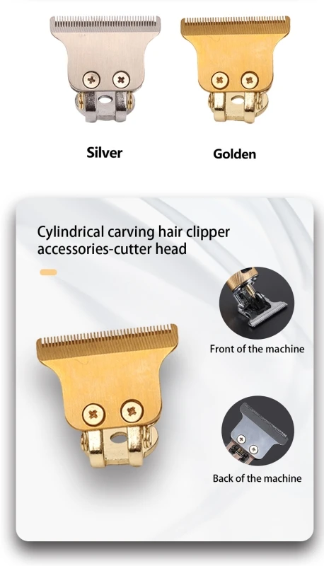 

Professional T-Shaped Hair Trimmer Standard Replacement Blade With Stand T9 blade with Support Replacement Clipper Head