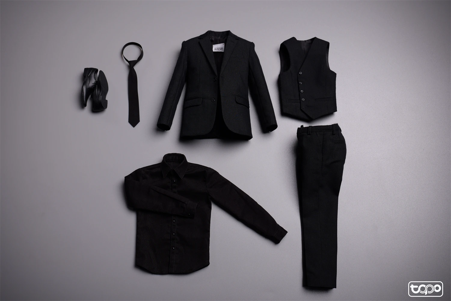 TOPO 1/6 TP009 черная рубашка, костюм, комплект одежды «сделай сам», 12 дюймов, фигурка убийцы человека