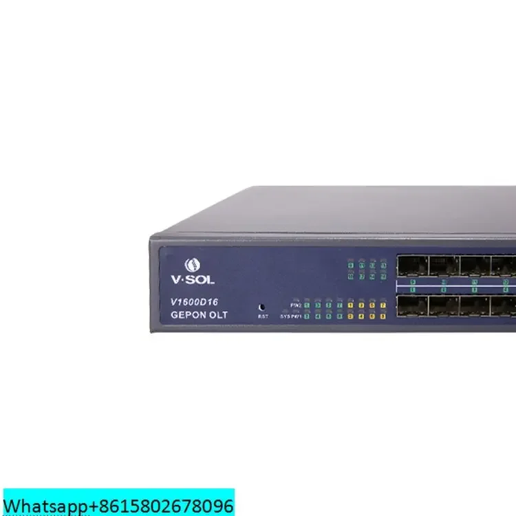 V-SOL 16 портов Epon Fiber OLT V1600D16 Pon GEpon 4 * 10GE sfp + Поддержка uplink ipv4/ipv6