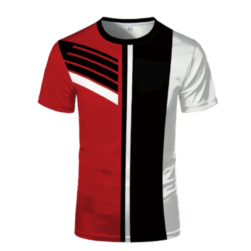

Summer trend 3D printing sports breathable quick-drying short-sleeved O-neck casual T-shirt