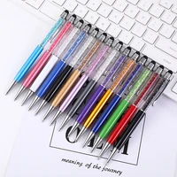 1pcs hot sale crystal ballpoint pen writing creative stylus touch pens office accessories school supplies for stationery store