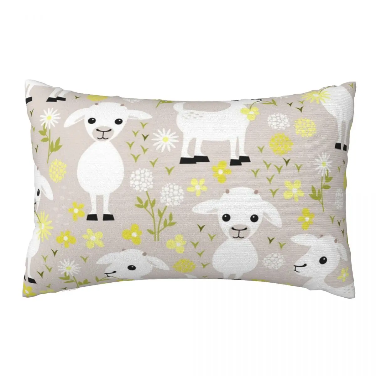 

Baby Goats Decorative Pillow Covers Throw Pillow Cover Home Pillows Shells Cushion Cover Zippered Pillowcase