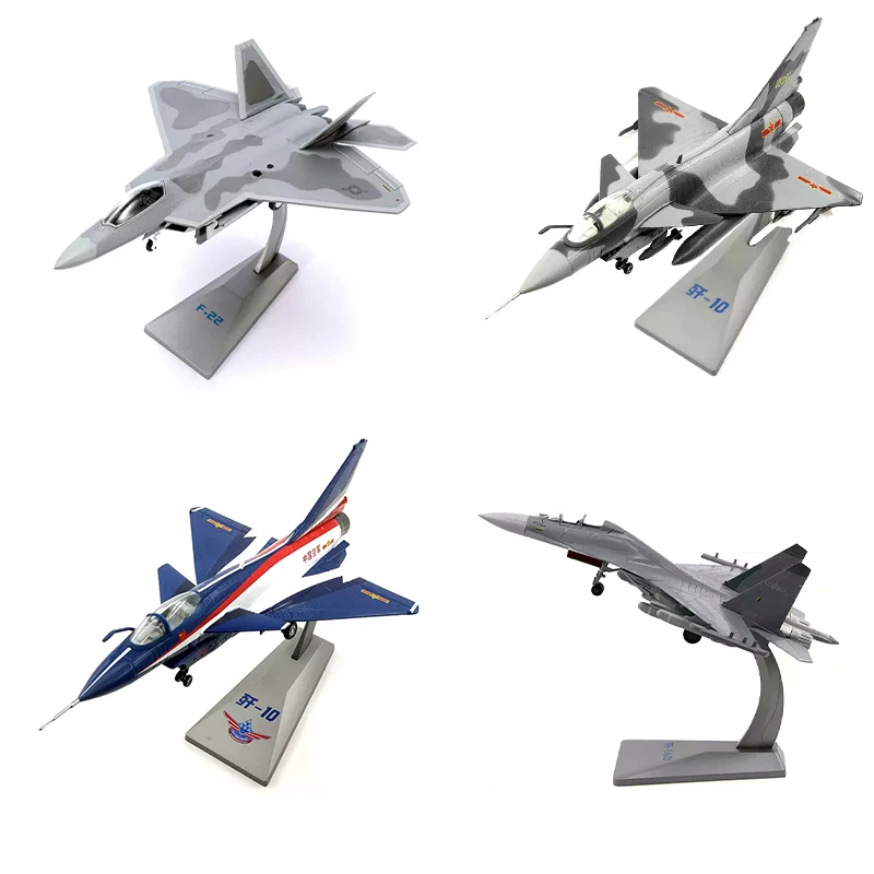Модель из сплава Air Show J16D Fighter 1/72 US F-22A Готовая модель самолета F6F P51D IL2M3 J10 MIG-15