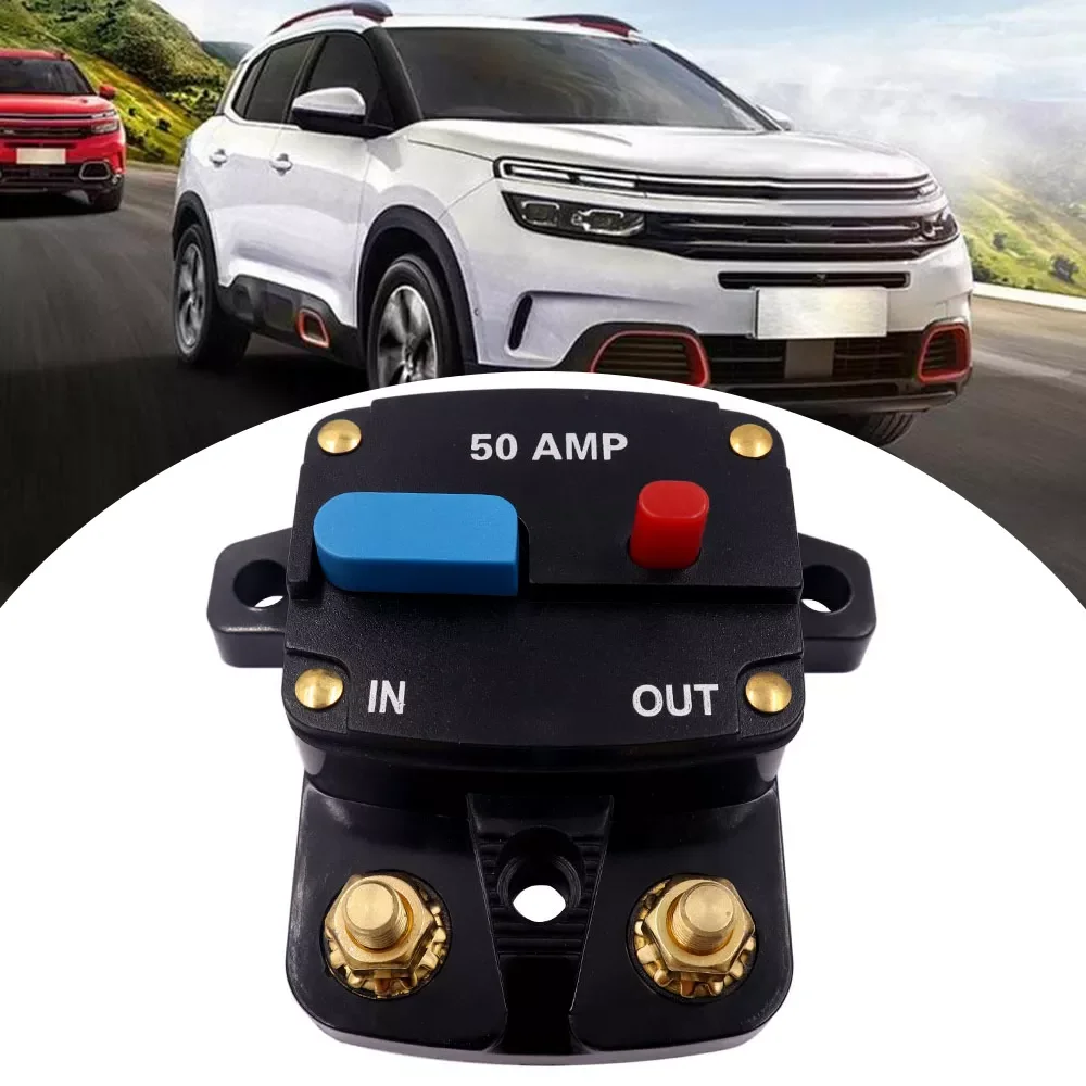 Купи Switch Fuse Holder Repeatable Circuit Breaker Circuit Breaker Stereo Audio Car Fuse Holders Car Self-recovery за 724 рублей в магазине AliExpress