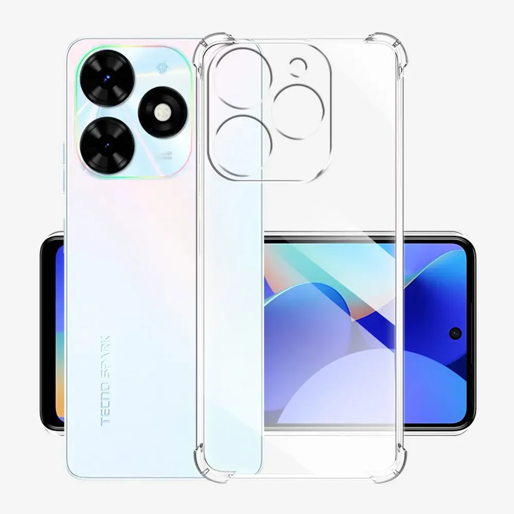 Для Tecno Pop 8 чехол Силиконовый Мягкий противоударный для 7 Pro Clear телефона 6 5 LTE Funda