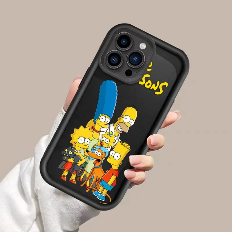 Чехол Simpsons для iPhone 11 14 12 13 15 Pro Max 13Mini