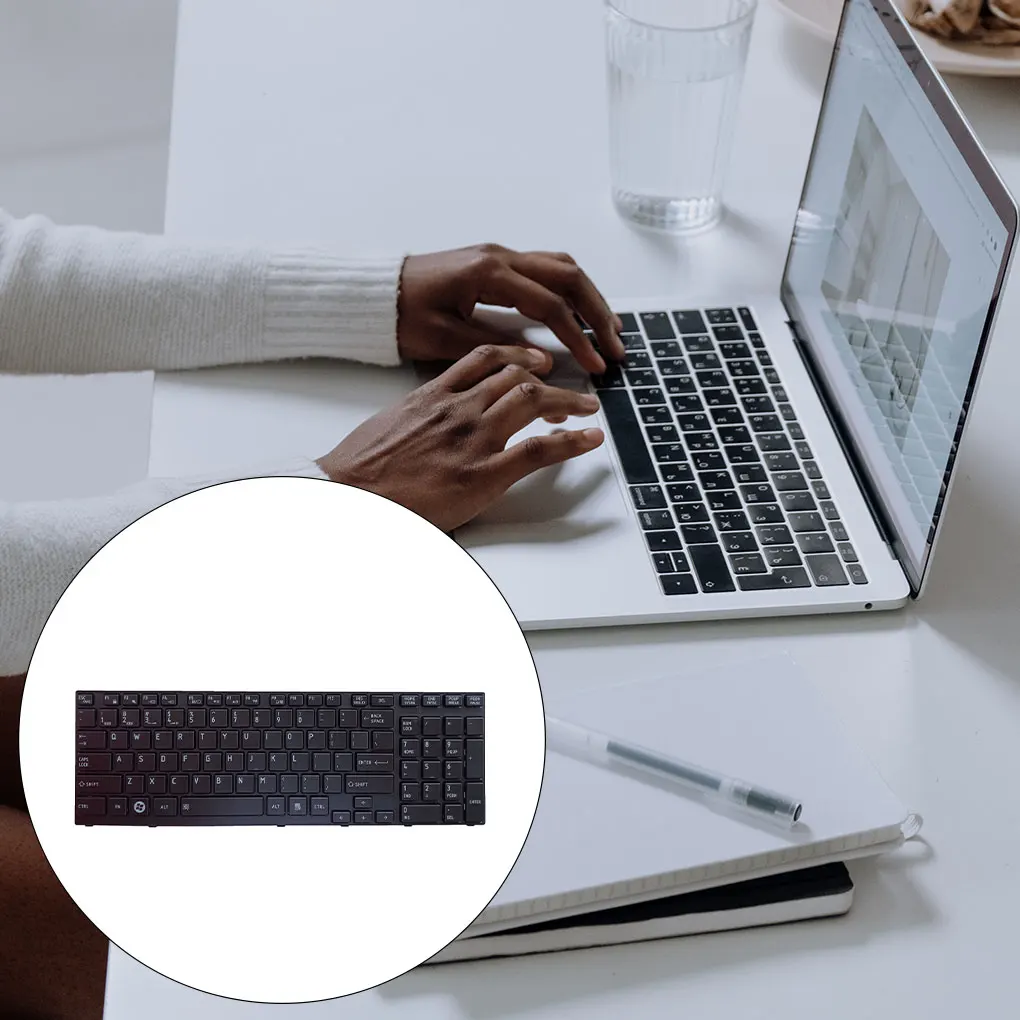 

Клавиатуры, бесшумное устройство для набора текста, компьютерные компоненты, эффективные офисные аксессуары, замена для Toshiba P750, английская схема США