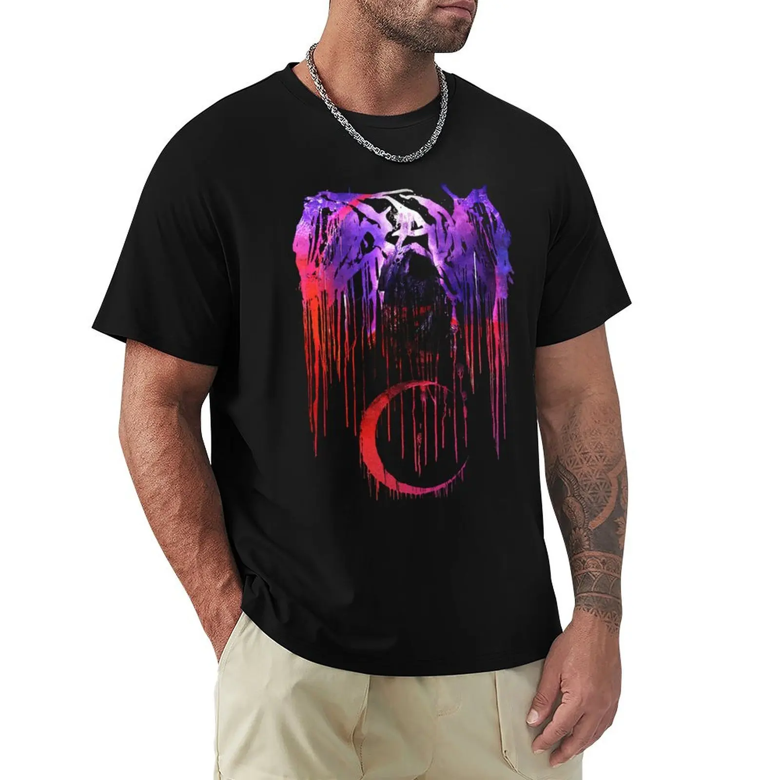 Oceano Revelations Drip T-Shirt синяя арочная рубашка Croswit мужские быстросохнущие рубашки