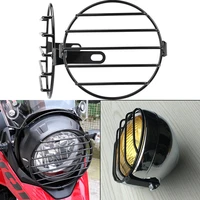 metal headlight protector guard cover headlight lamp grill protector round cover for motorcycle cg125 black