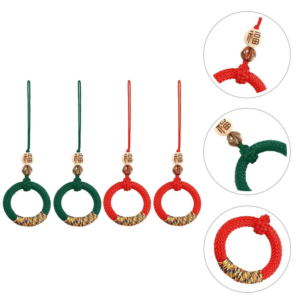 

4Pcs Simple Classic Phone Strap Finger Ring Phone Lanyard Phone Hanging Rope