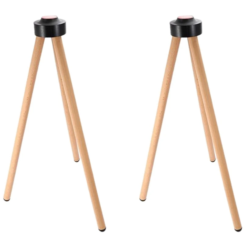 

2X Smart Speaker Base For Apple Homepod Mini Solid Wood Floor Stand (40CM) For Apple Homepod Mini