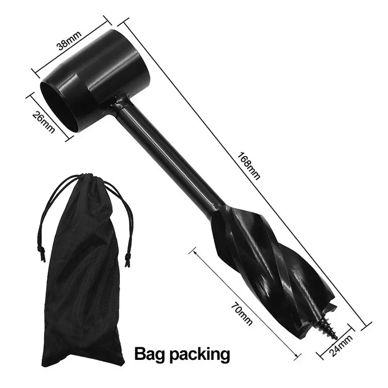 Ручной шнек для улицы деревообрабатывающая ручная дрель многофункциональная