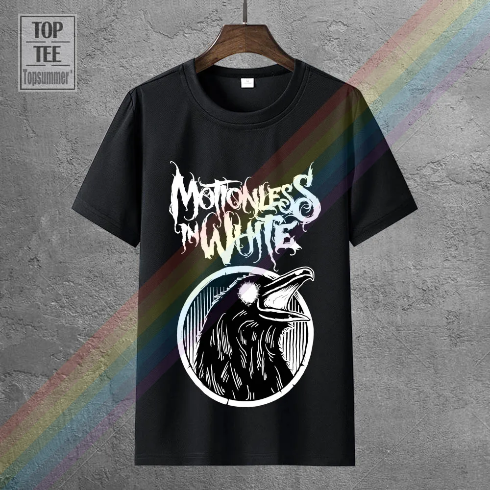 

Motionless In White Men'S Raven T-Shirt Blacknew T Shirt Spring Summer