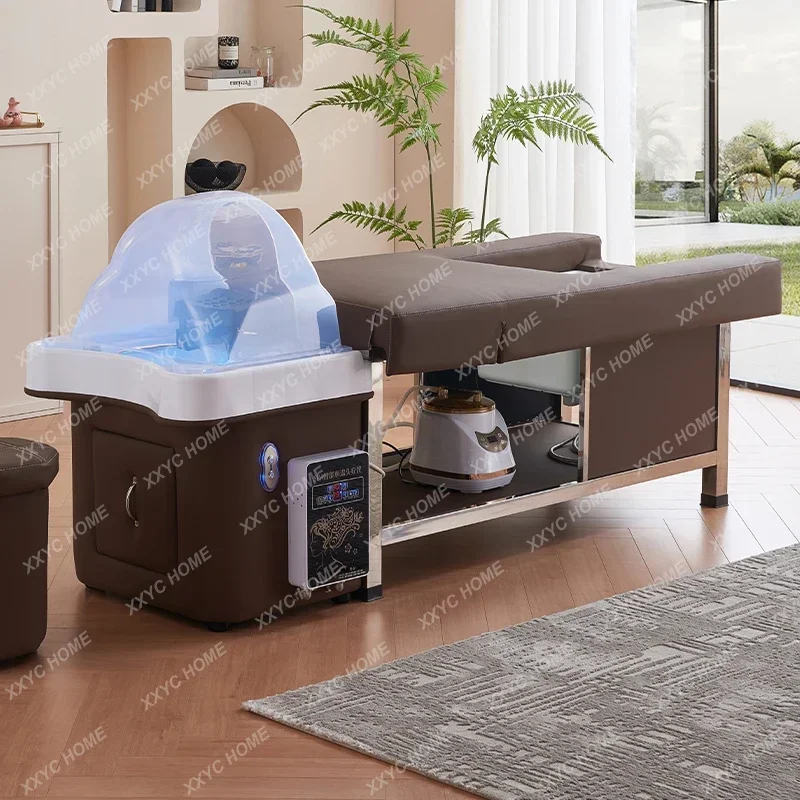 Тайская кровать с шампунем циркуляция воды фумигация для лечения головы