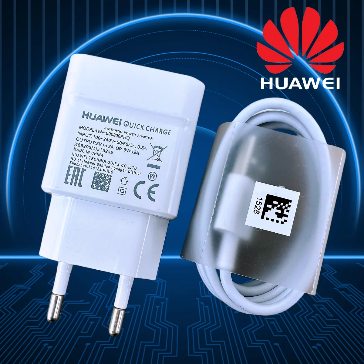 

Huawei P30 Lite Fast Charger Original EU QC 3.0 Quick Charge Phone Adapter for Y9S P9 P10 P20 Nova 3 4 4e 2A Usb Type C Cable