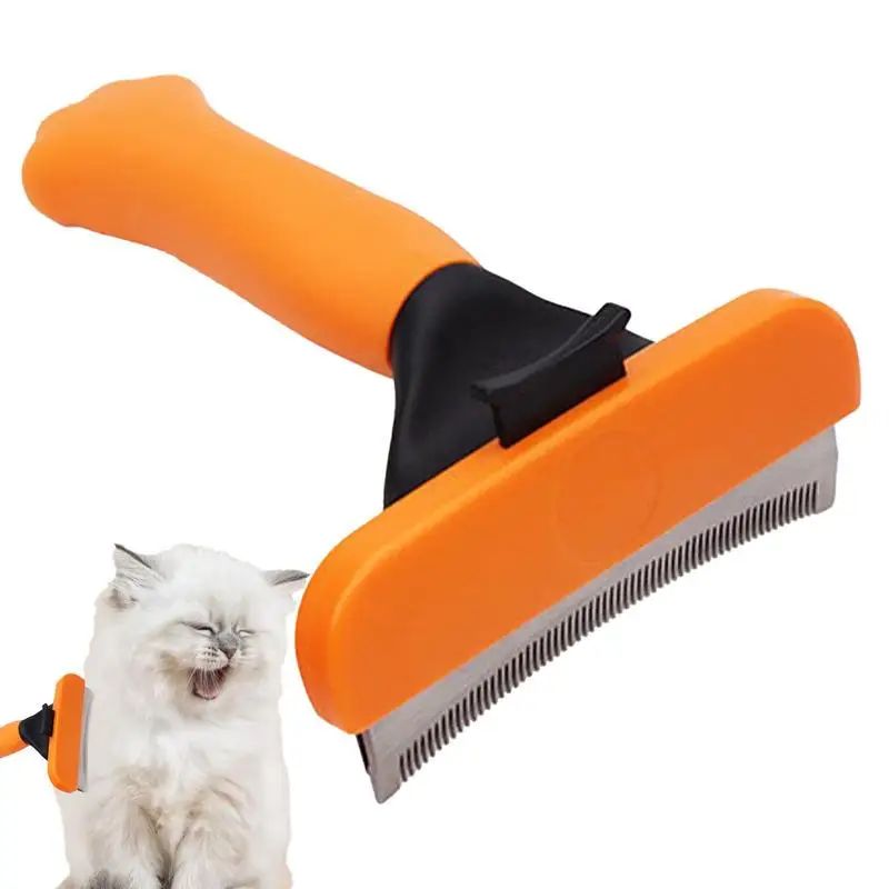 

Щетки для домашних кошек, нескользящая щетка для собак с длинной шерстью, эффективно спутывается, расческа для груминга домашних животных