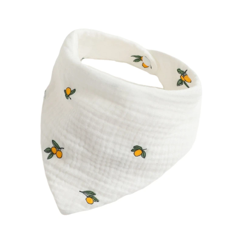 

Baby Bib Floral Handkerchief Feeding Burp Cloth Boy Girl Bib Nursery Room Supply
