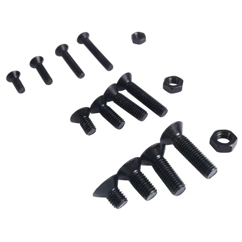 460 шт. M3 M4 M5 болты с потайной плоской головкой из легированной стали шестигранной