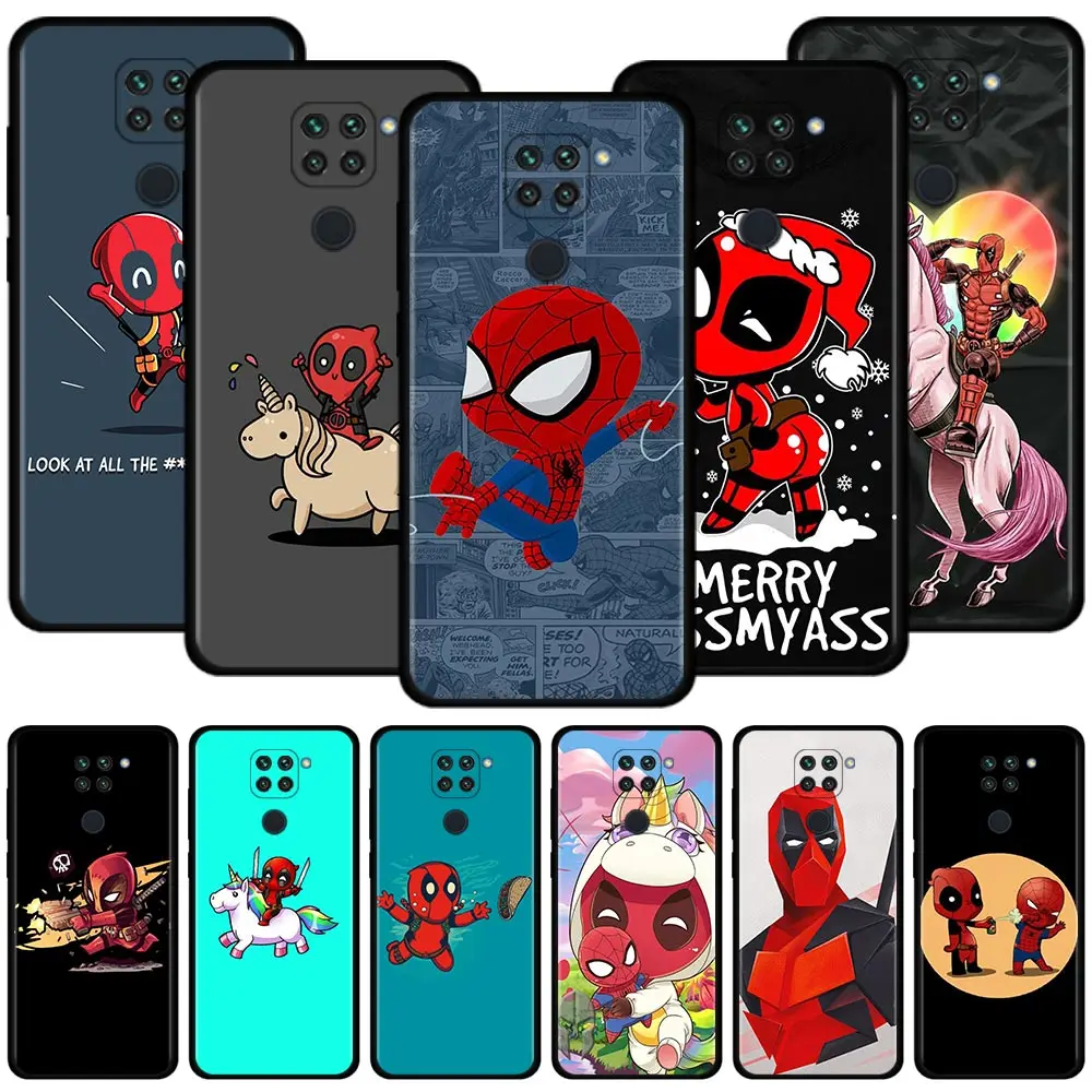 Чехол для телефона Xiaomi Redmi Note 9S 9T 9 11T 11S 11 10 8 Pro 8T K50 K40 9A с героями мультфильмов