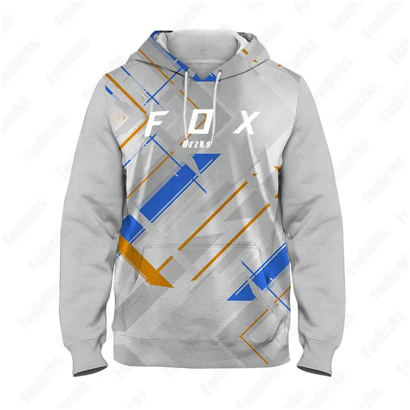 Мужская спортивная рубашка Foxbrzks Повседневная Уличная в стиле ретро с капюшоном и