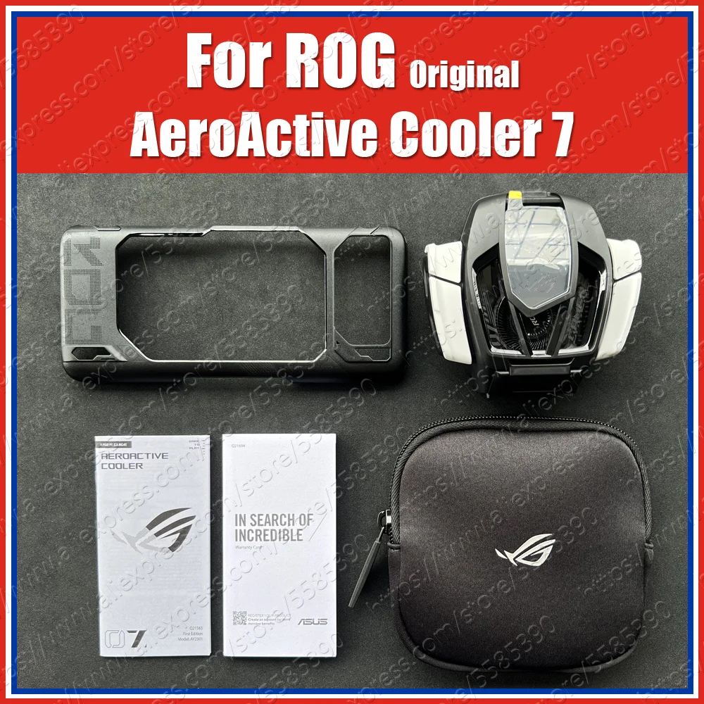 

AY2301 Aero Active Cooler 7 охлаждающий вентилятор для ASUS ROG Phone 7 ROG 7 Ultimate 4 Air Trigger Aura RGB с фотографией