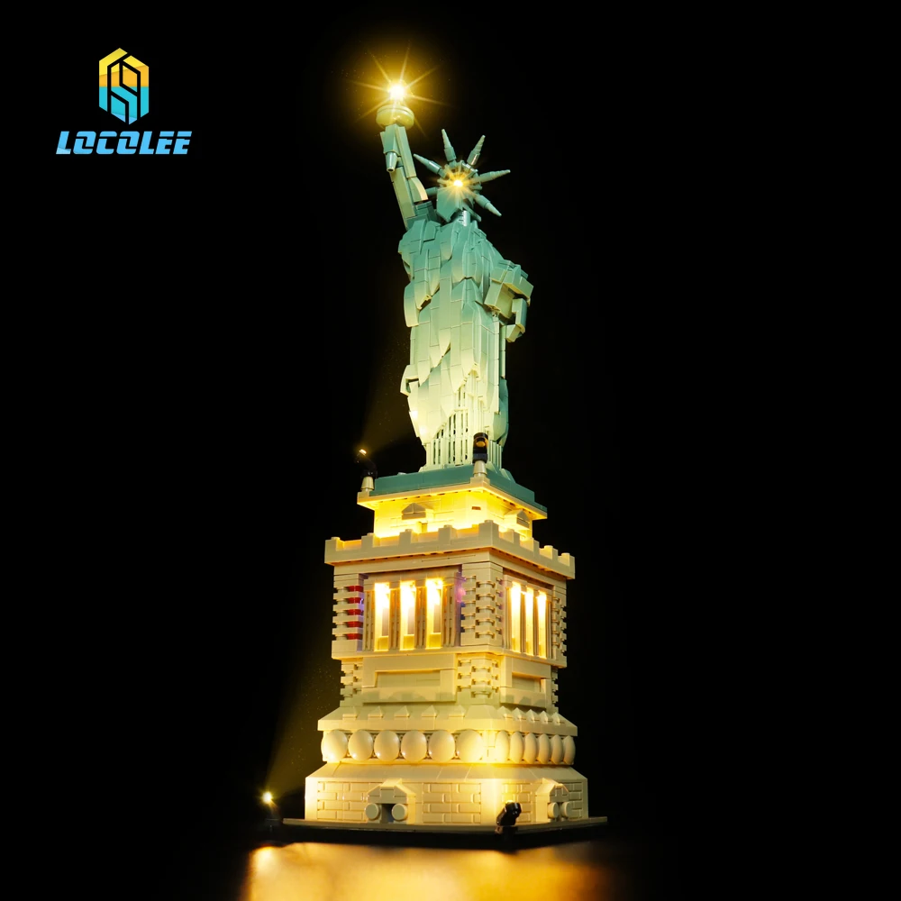 For 21042 Statue Of Liberty Collectible Bricks Lighting Set (not Include Model)