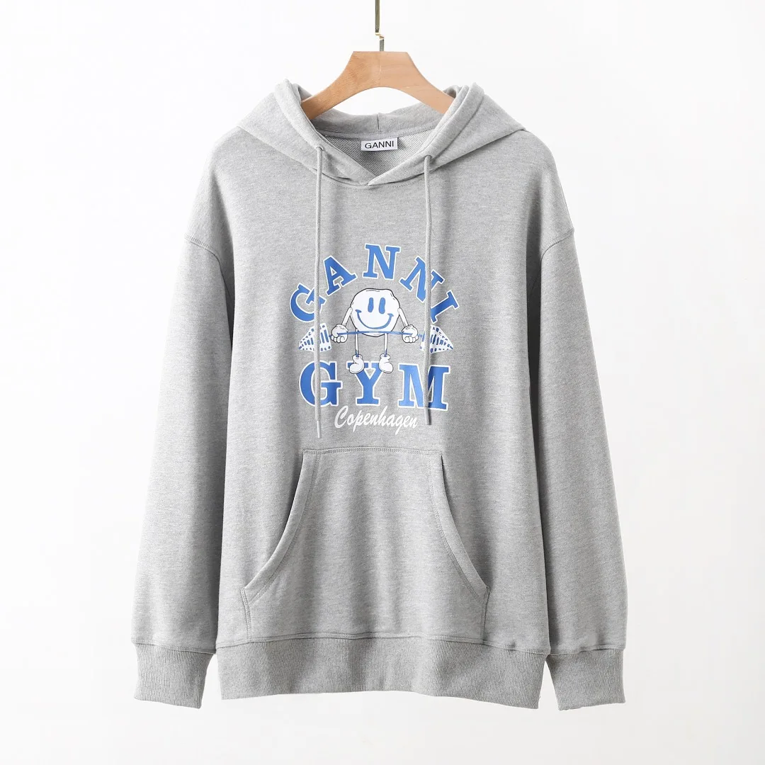 

2023 Spring Autumn Cartoon Graphic Sweatshirt Women Long Sleeve Letter Print Fashion Pullovers Top Casual Hoodies Sweatshirts