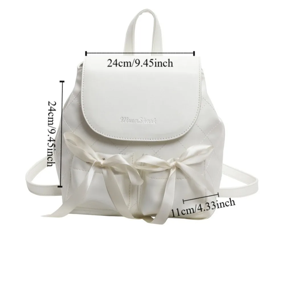 Рюкзак с бантом в Корейском стиле вместительный нейлоновый рюкзак двойным