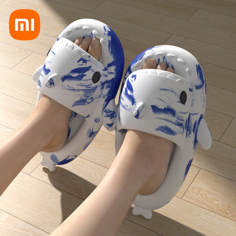 

Xiaomi Shark Slippers for Women Men Adult Fashion Slipper Home Couple Thick Soled Anti-skid Sandals Indoor Outdoor Funny Slipper