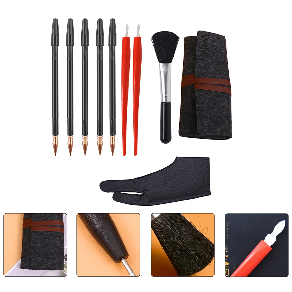 

Scratch Painting Pen Tools Scratching Setdrawing Stylus Pens Coloringscraper Paper Color Kit Engraving