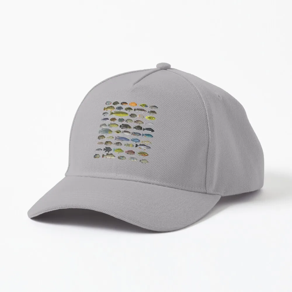

Cichlid Group Cap Designed and sold byfishfolkart