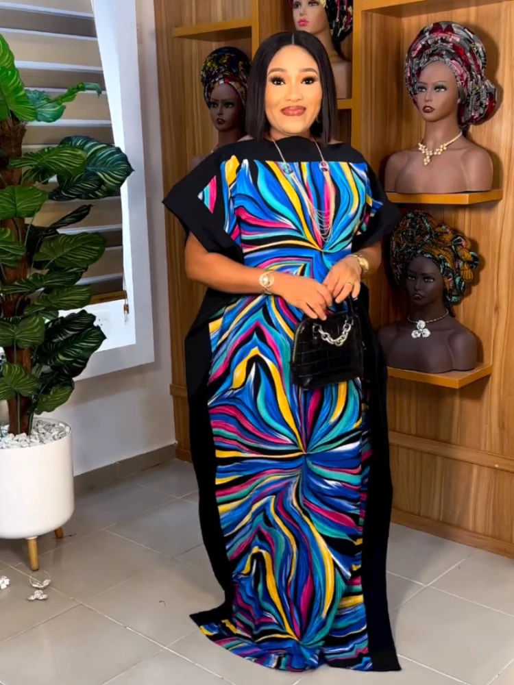 

African Dresses For Women Muslim Fashion Abayas Boubou Dashiki Ankara Outfits Evening Gown Dubai Kaftan Abaya Robe Marocaine
