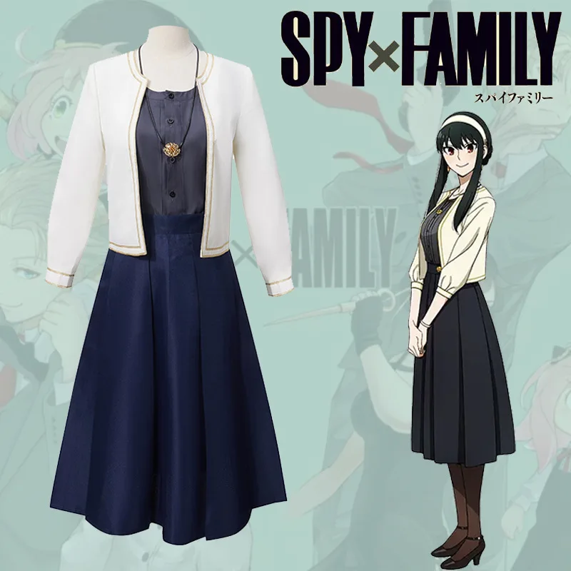 

Anime Spy x Family Yor Forger Dress Cosplay Costume Custom Made