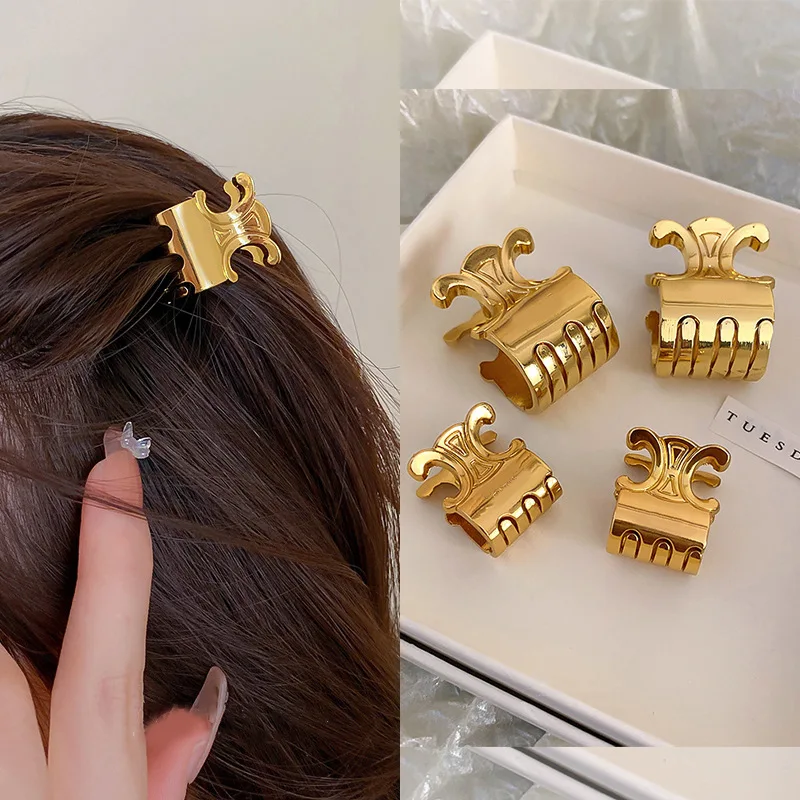 

Small Medium Pin Grip Women Hair Accessories Summer Elegant Accessory High Clip End Design Cut Barrette Accesorios Para El Cabel