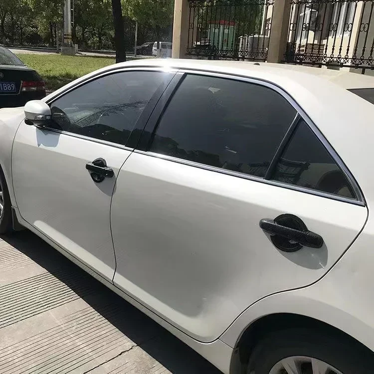Для Daihatsu Altis Toyota Aurion 2012-2016 углеродное волокно хромированная крышка дверной ручки