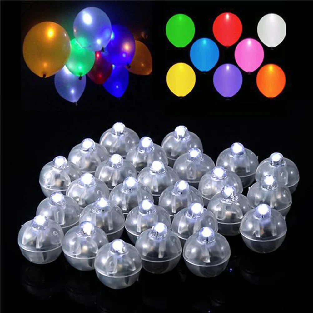 

White Led Balloon Lights Balloon Lights Balloon Sticks Clear Balloons Flash Paper White Balloon Light