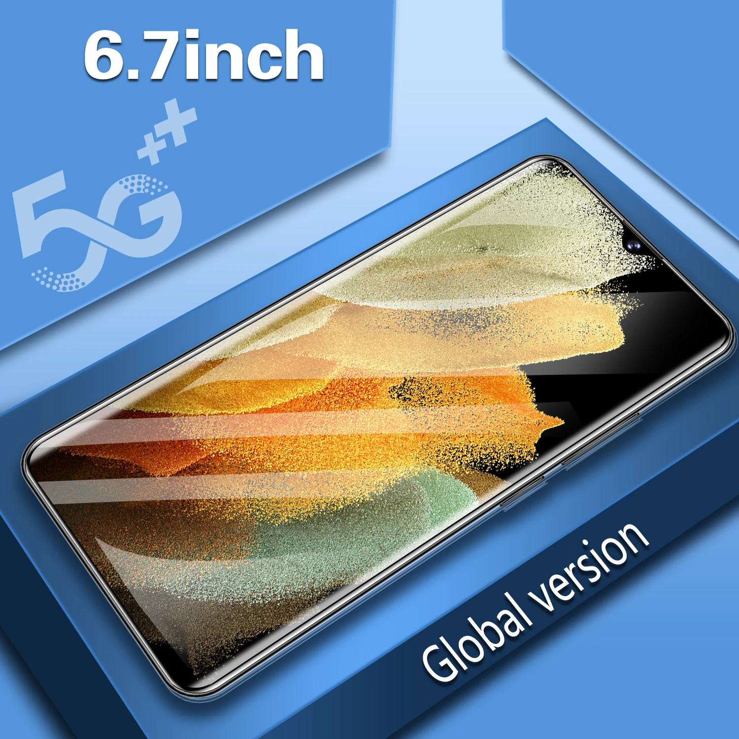 

Новинка, мобильный телефон, телефон S21u + 16 ГБ, 512 ГБ, двойная Sim-карта, смартфоны с камерами 16 Мп + 32 МП, телефон с аккумулятором 6800 мАч