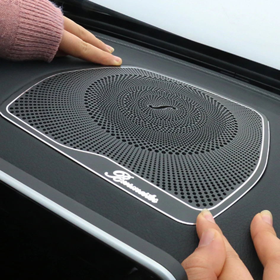 Динамик для автомобиля Mercedes Benz W205 X253 GLC, наклейки на панель управления, аксессуары для автомобиля, LHD