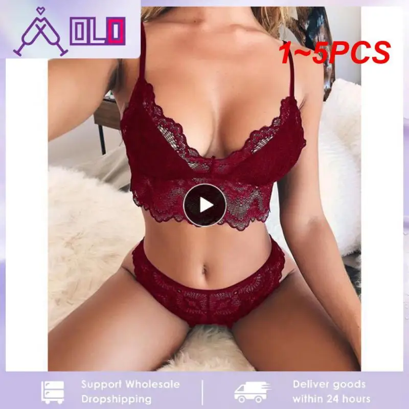 

Комплект женского эротического нижнего белья, 1-5 шт.