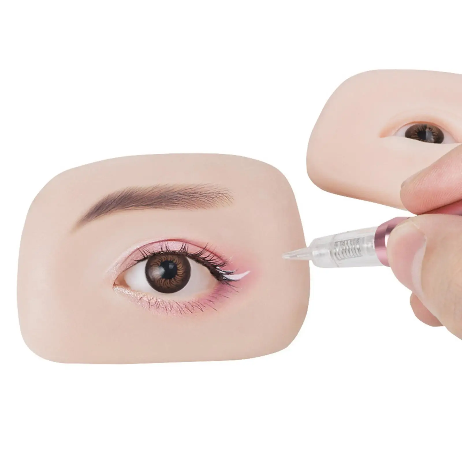 

5D текстурированная искусственная татуировка, модуль для бровей и глаз, стереоскопическая доска для макияжа, тренировочная косметика для глаз E0A7