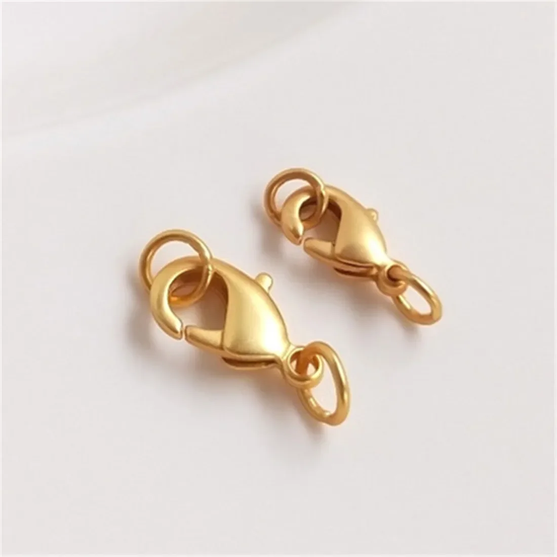 Фурнитура с позолотой 18 карат браслет матовой застежкой-лобстером соединение