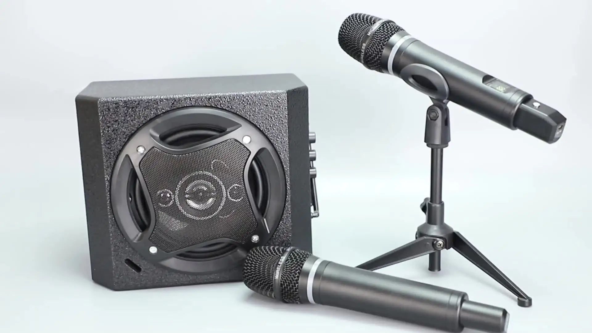 

B18 Mobile Phone Wireless Microphone with USB Microphone passive speaker amplifier home theater speaker