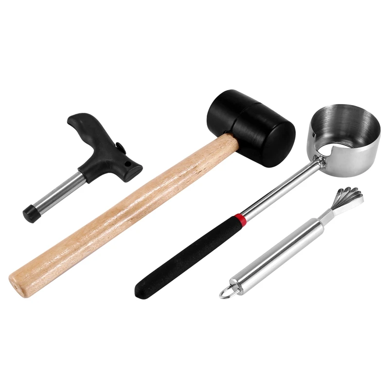 

5 шт., набор инструментов для молодого кокоса из нержавеющей стали