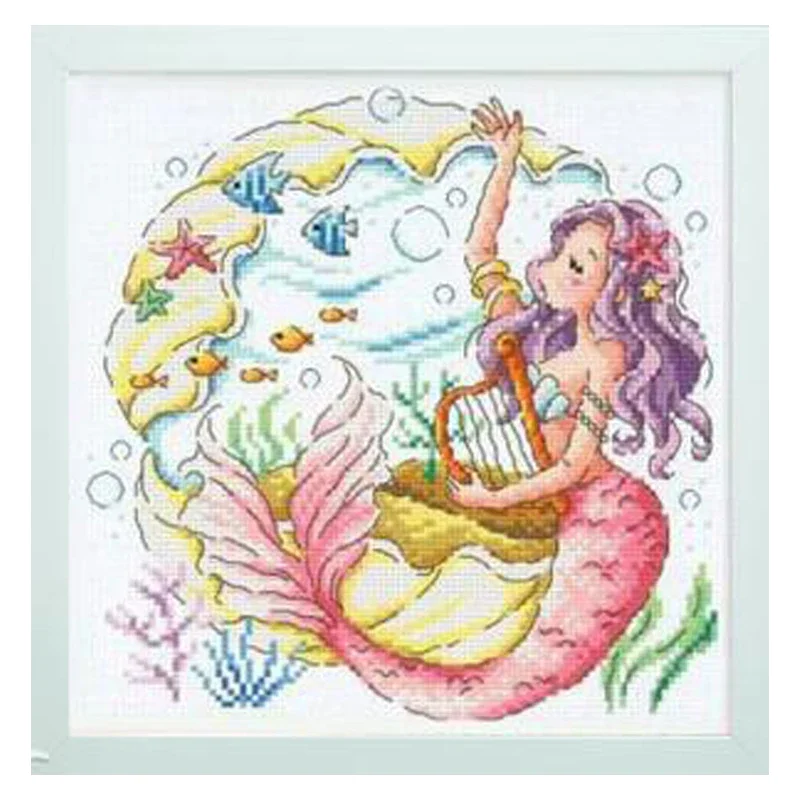 Набор для вышивки крестом Amishop Gold Collection A Legend Of The Blue Sea Fairytale Fairy Tale Fairyland Wonderland SO 3226