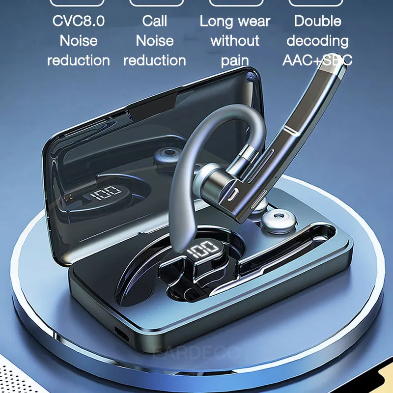 

EARDECO Bluetooth Earphone Wireless Headphone with Microphone Business Headset Auriculares Hearing Aids Monitor Headphone