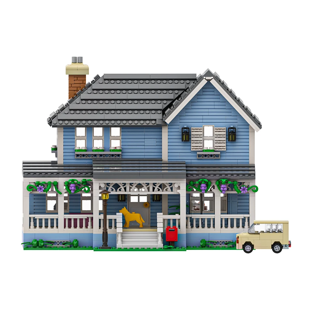 GOBRICKS набор строительных блоков Модель дома из Gilmore Girls 1177 деталей