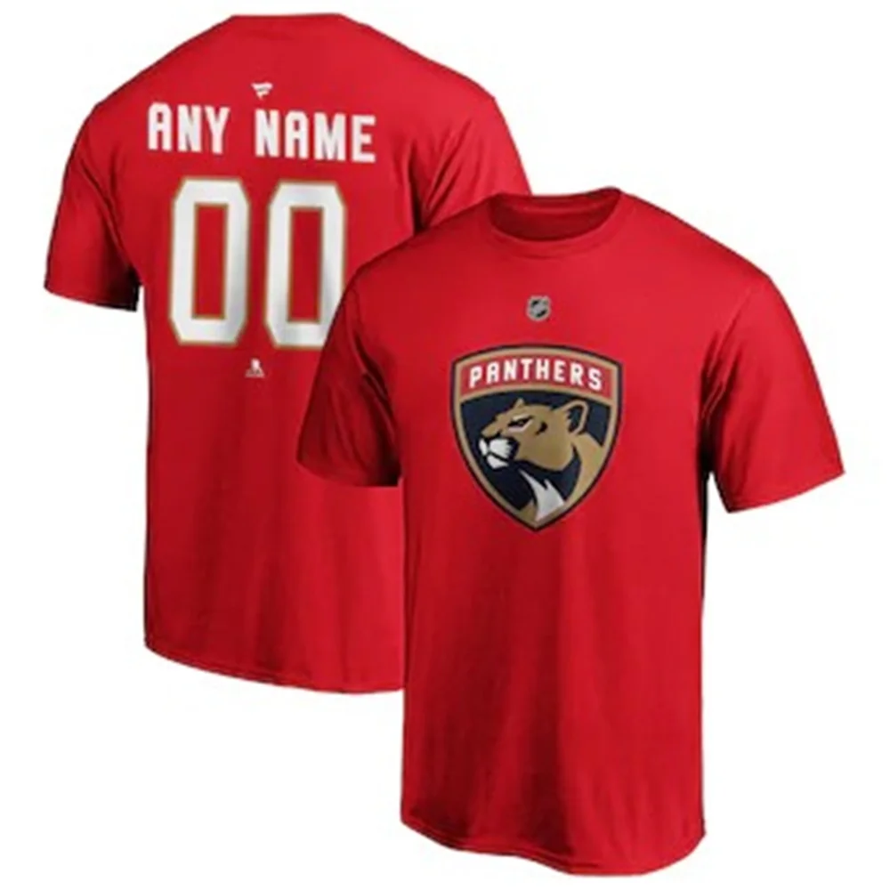

T-shirt Summer Upper Clothing Panthers men's women's children's Sports Ice Hockey Team With Oversized 3D Printed Harajuku men's