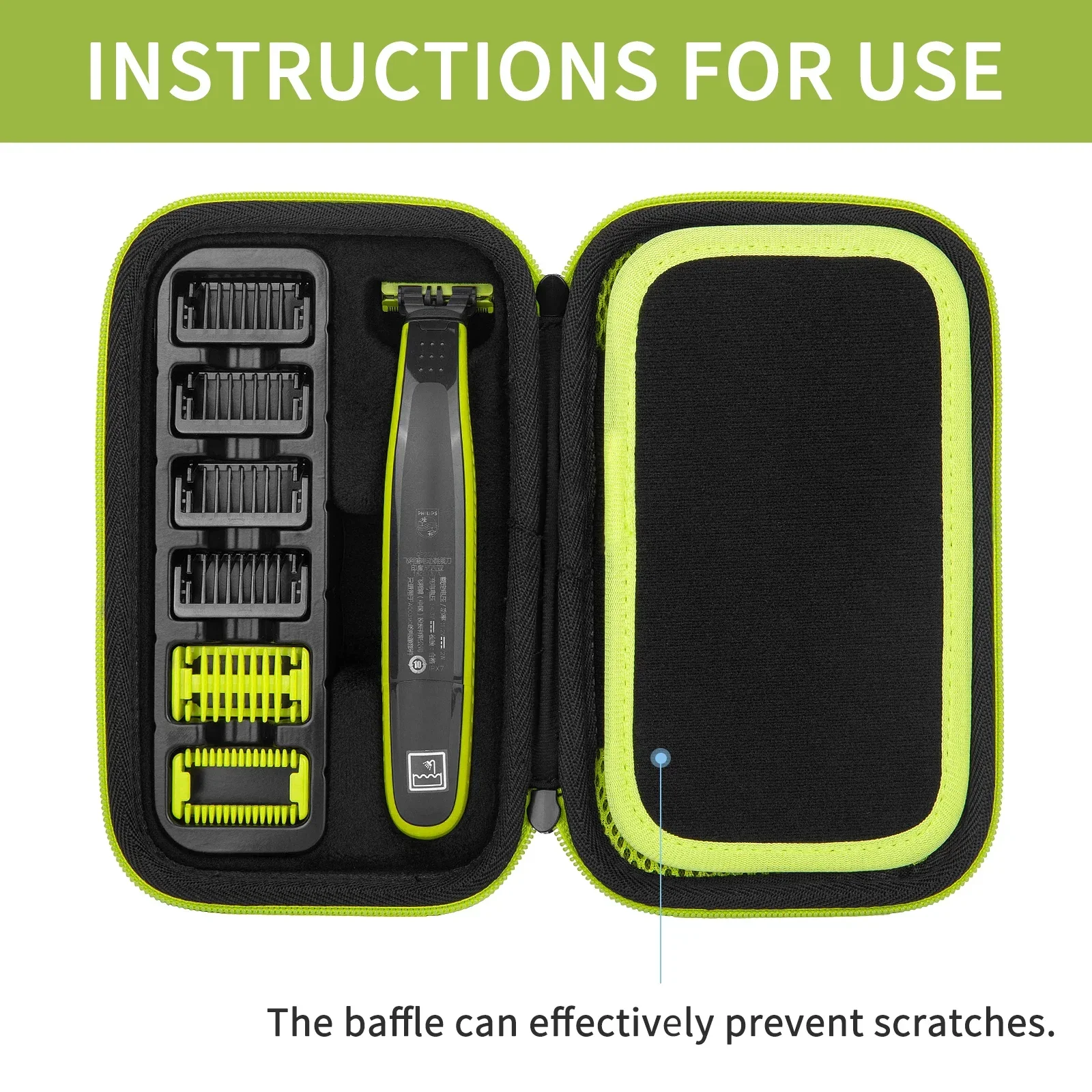 Жесткий чехол Yinke EVA для Philips One Blade QP2520 QP2530 QP2620 QP2630 дорожная защитная